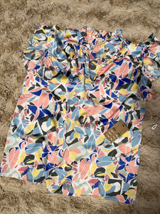Ivory & Pastel Printed Top