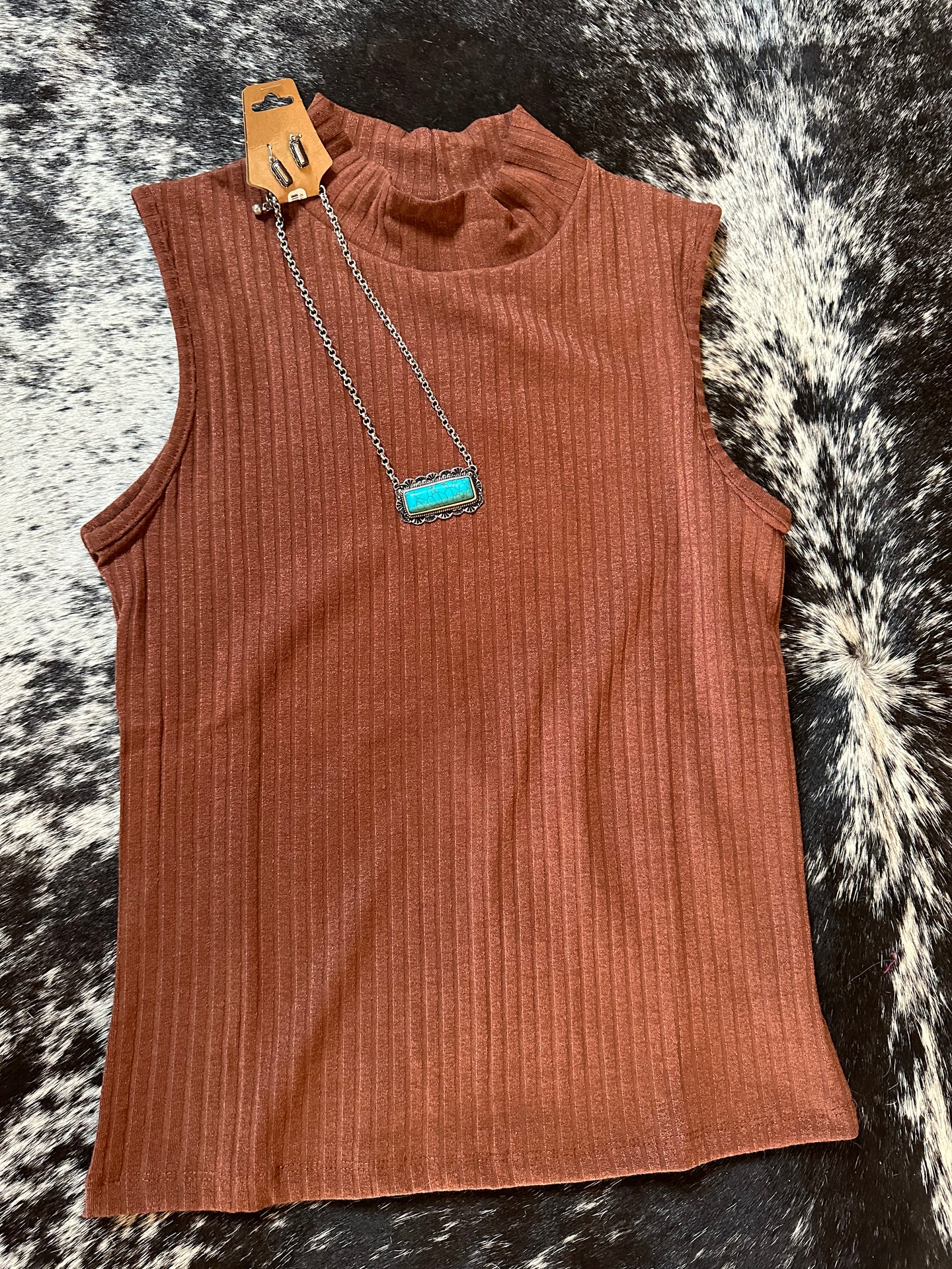 The Portia Sleeveless Turtleneck