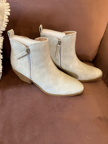 Beige Booties