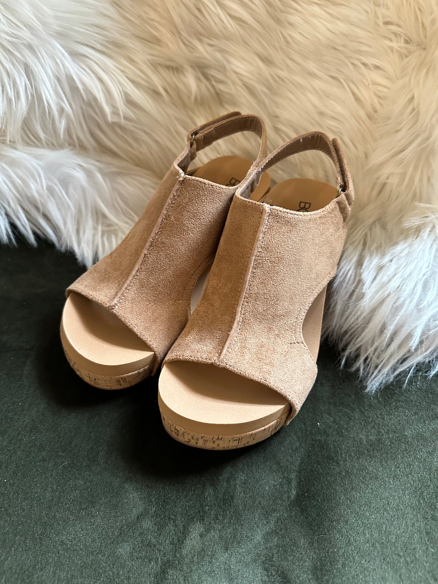 Carly Wedge Suede Shoes