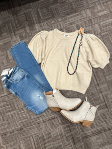 Puff Sleeve Sweater