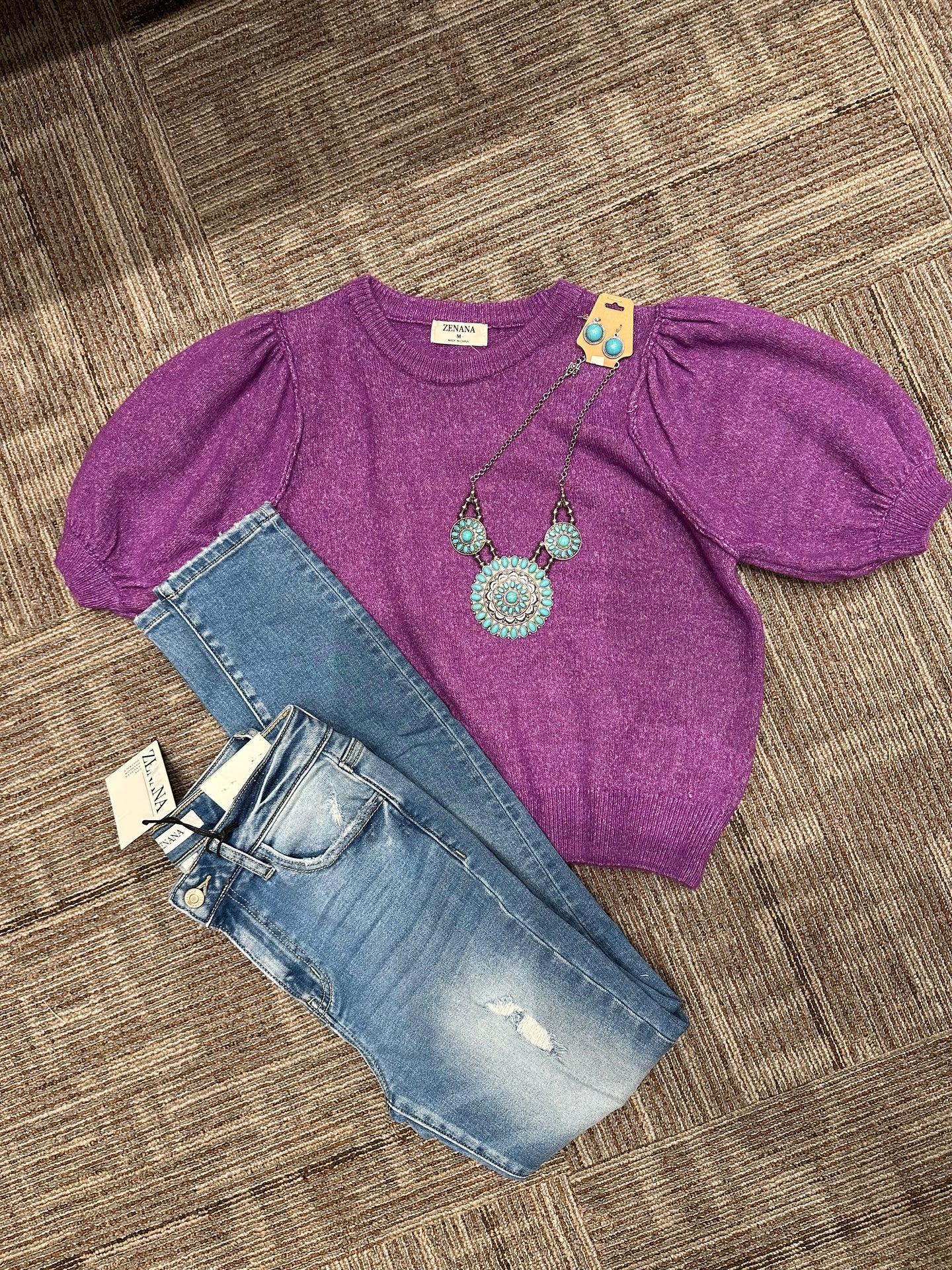 Puff Sleeve Sweater