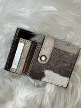 Load image into Gallery viewer, Leather and Hide Coin Purse
