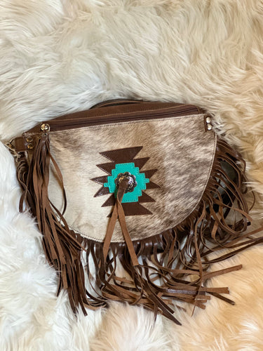 Leather and Hide Fanny Pack