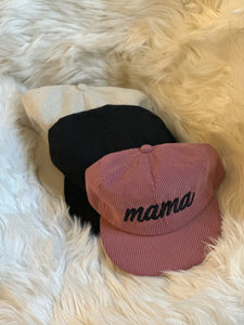 "Mama' Corduroy Trucker Hat
