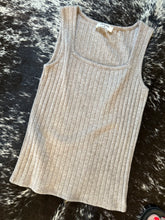 Load image into Gallery viewer, Ribbed Square Neck Tank
