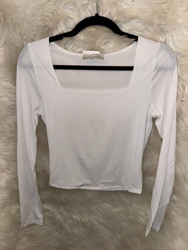 Square Neck Long Sleeve