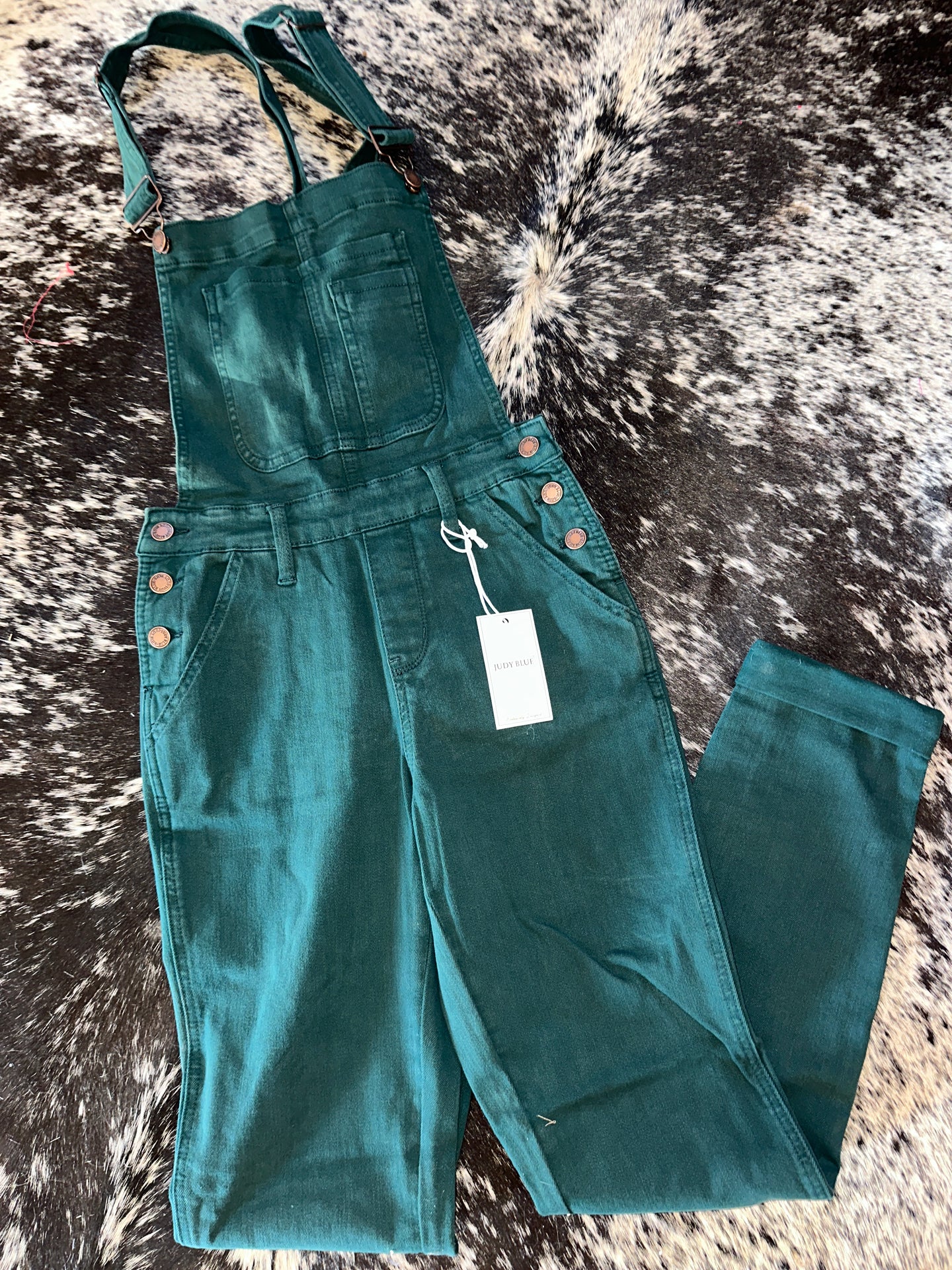 Judy Blue Teal Overalls