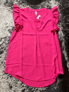 Ruffled Sleeve Top