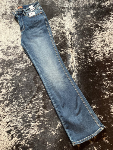 Judy Blue Mid-Rise Vintage Wash Rugged Bootcut