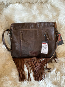 American Darling Hand-Tooled Leather Crossbody