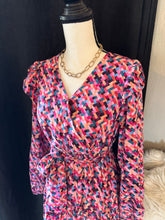 Load image into Gallery viewer, Magenta Mix Dress