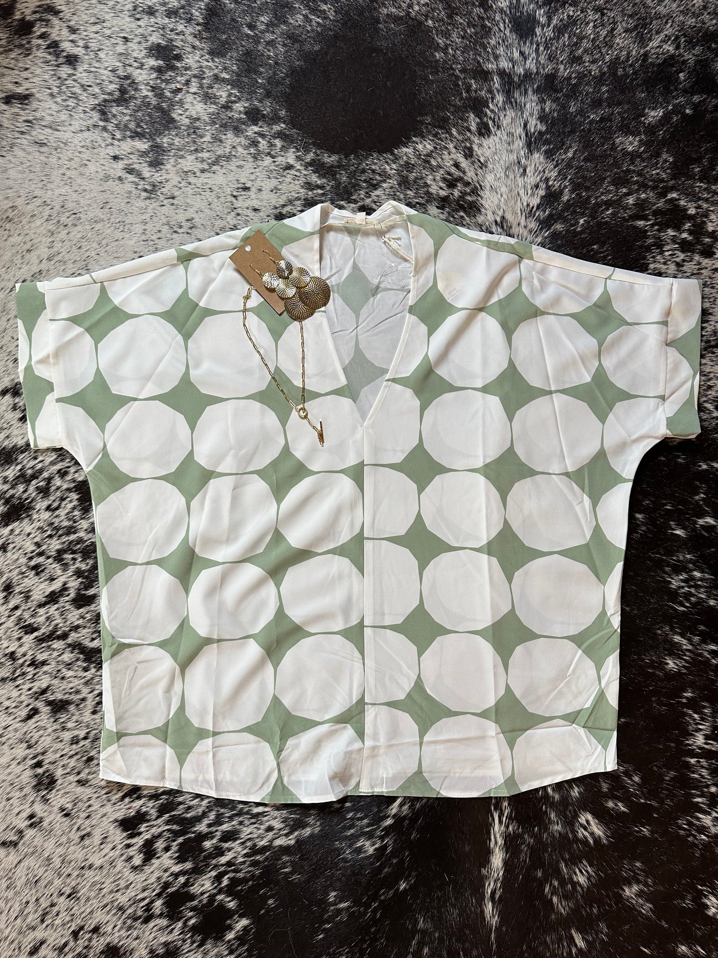 Sage Boxy Top