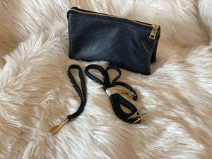 Jen & Co. Small Leather Crossbody Purse