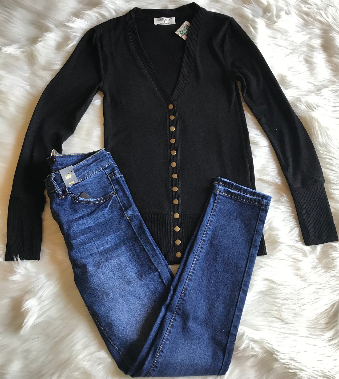 Black Sweater Cardigan