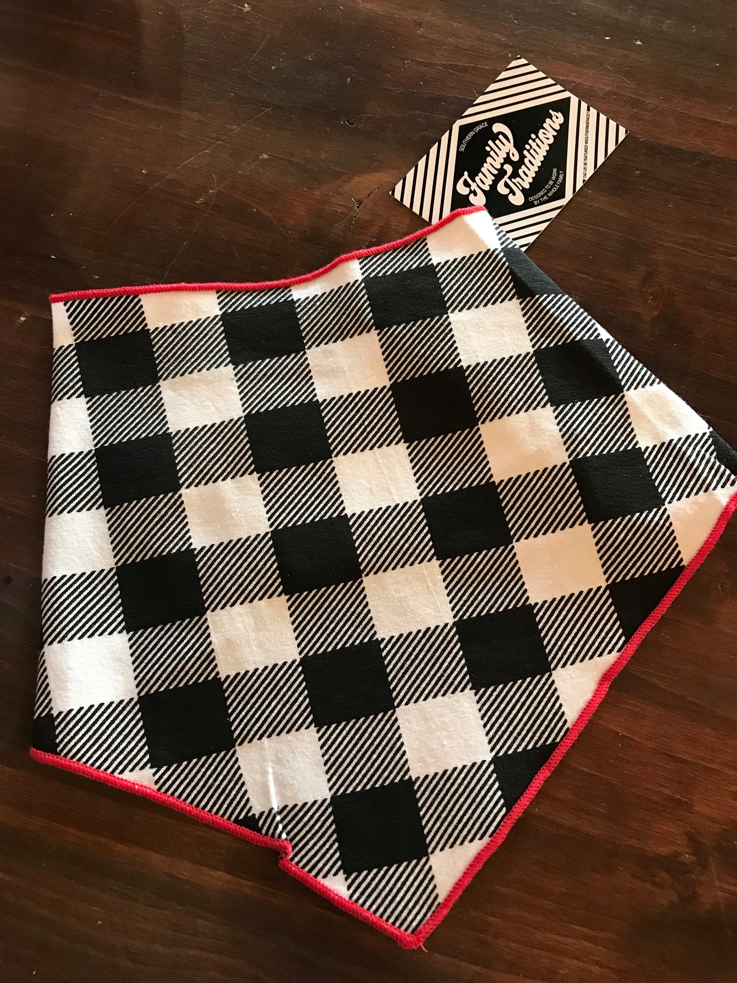 Gingham Pet Bandana