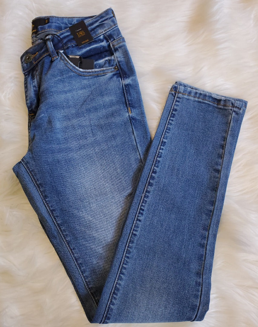 L & B Mid Wash Skinny