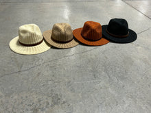 Load image into Gallery viewer, Crocheted Fedora Hat